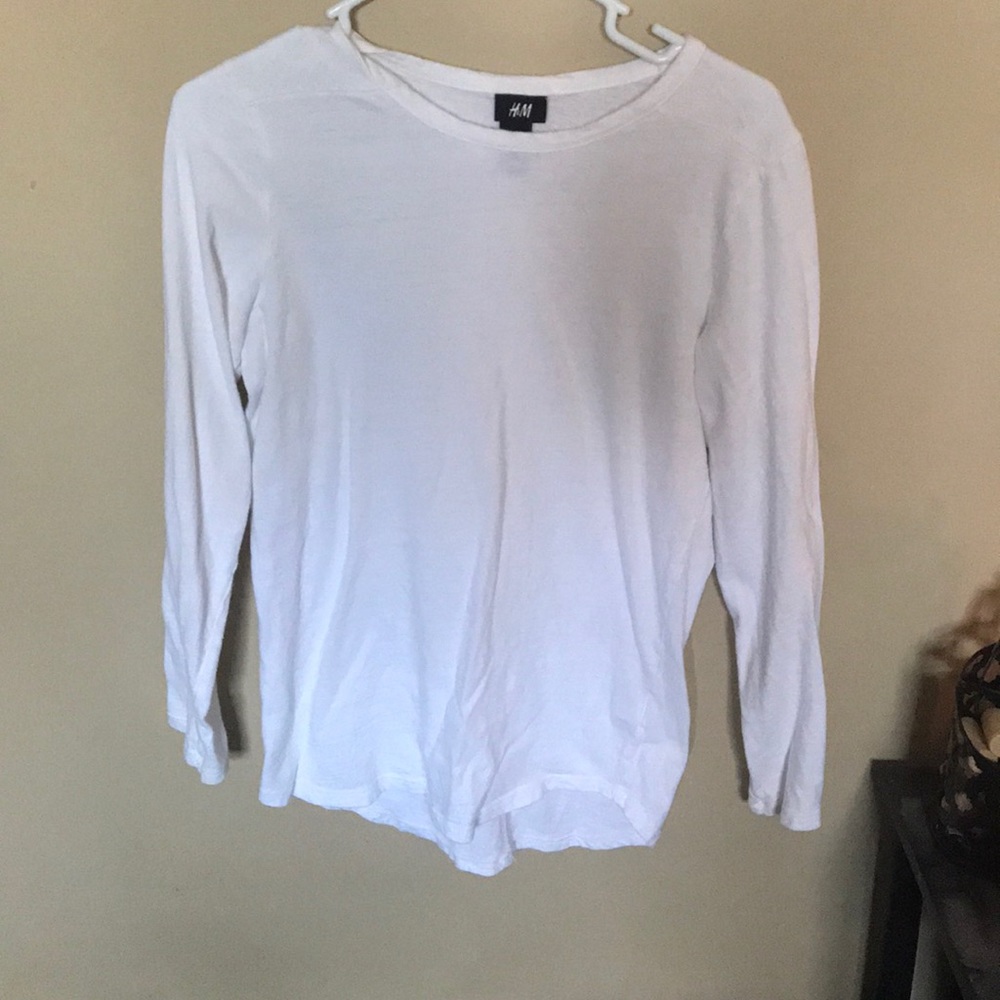 H&M Long Sleeve White Tee